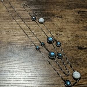 Ippolita sterling silver blue white Rick candy nec